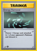 Energy Removal (92/102) (Shadowless) [Base Set 1st Edition] 
