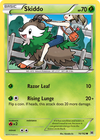 Skiddo (16/162) [XY: BREAKthrough] 
