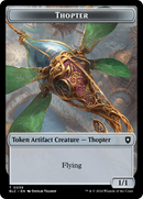 Goblin // Thopter Double-Sided Token [Bloomburrow Commander Tokens] 