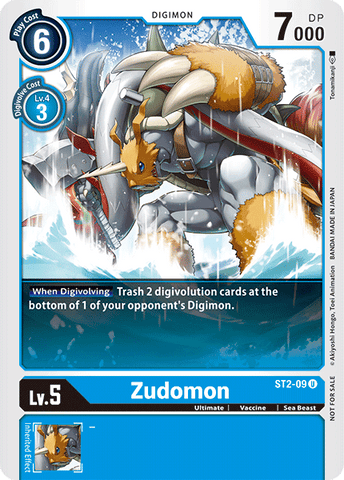 Zudomon [ST2-09] (Alternate Art) [Starter Deck: Cocytus Blue Promos] 