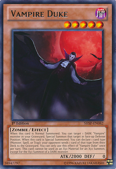 Vampire Duke [SHSP-EN082] Rare 