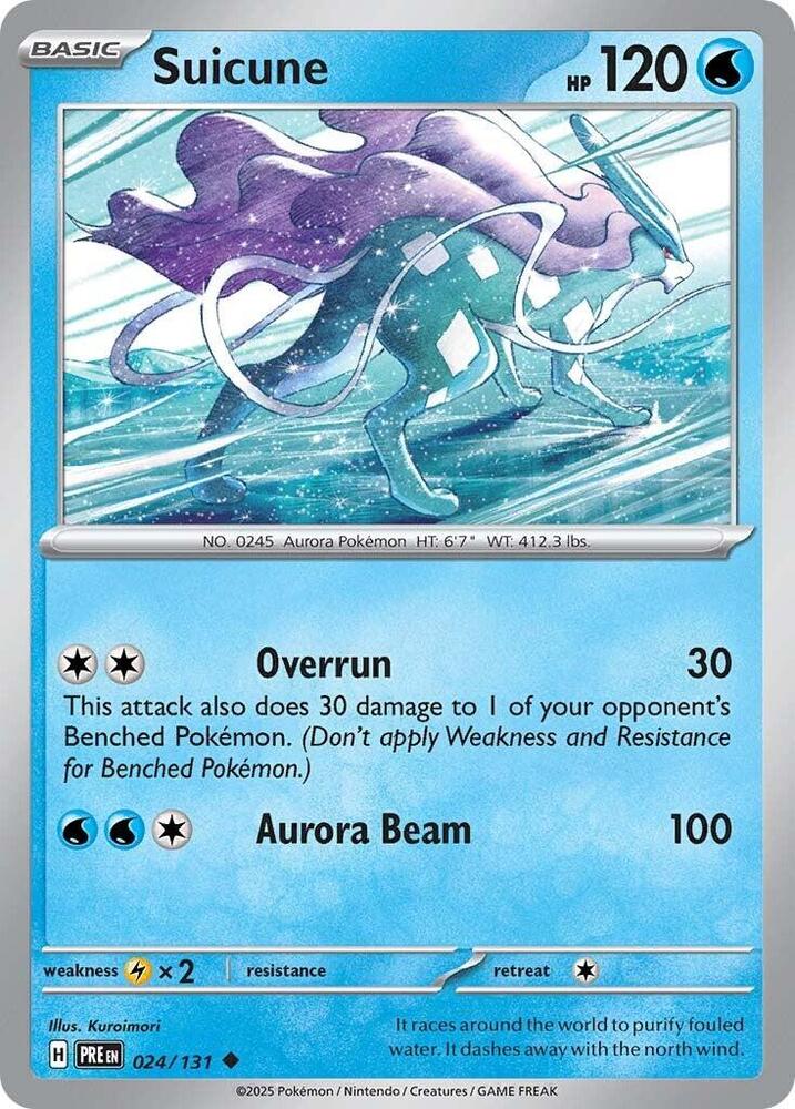 Suicune (024/131) [Scarlet &amp; Violet: Prismatic Evolutions] 