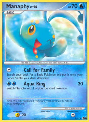 Manaphy (3/17) [POP Series 6] 