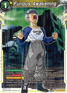 Furious Awakening (Common) (BT13-117) [Supreme Rivalry] 