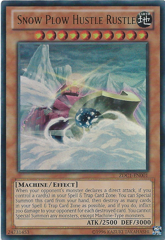 Snow Plow Hustle Rustle [ZDC1-EN001] Ultra Rare 