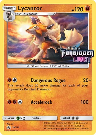 Lycanroc (SM118) (Prerelease Promo) [Sun &amp; Moon: Black Star Promos] 
