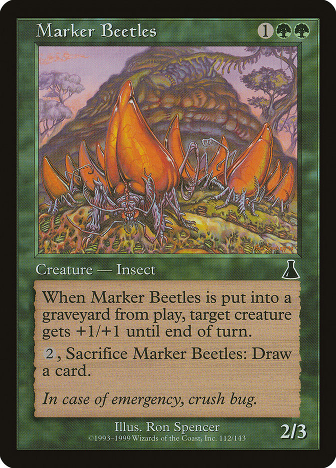 Marker Beetles [Urza's Destiny] 
