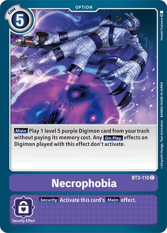Necrophobia [BT3-110] [Release Special Booster Ver.1.5] 