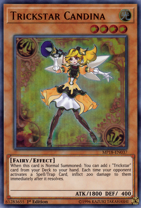Trickstar Candina [MP18-EN037] Ultra Rare 