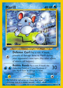 Marill (66/111) [Neo Genesis 1st Edition] 