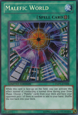 Malefic World [YMP1-EN008] Secret Rare 