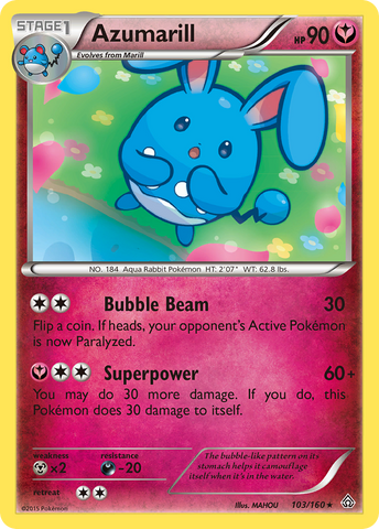 Azumarill (103/160) [XY: Primal Clash] 