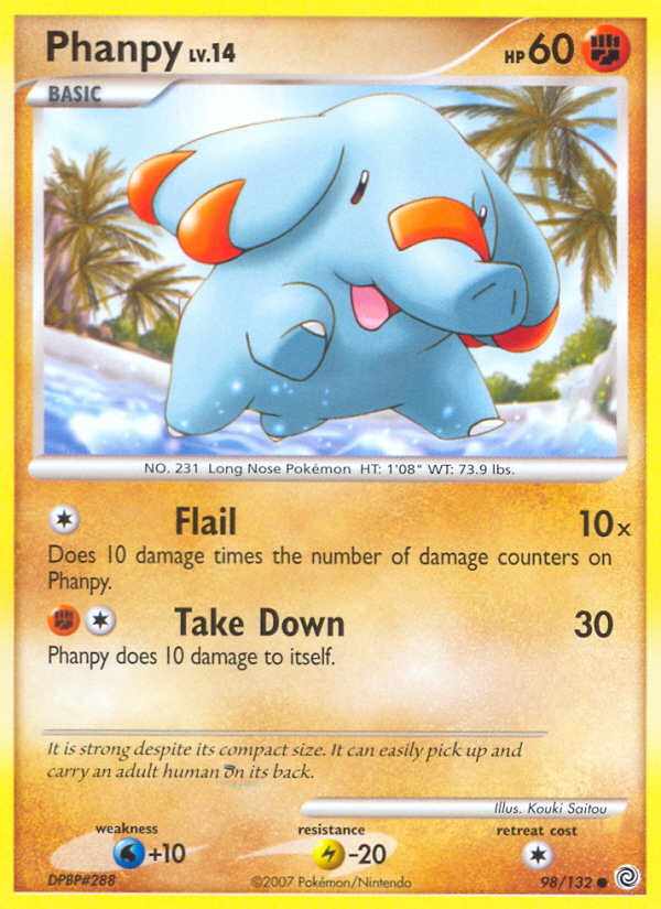 Phanpy (98/132) [Diamond &amp; Pearl: Secret Wonders] 