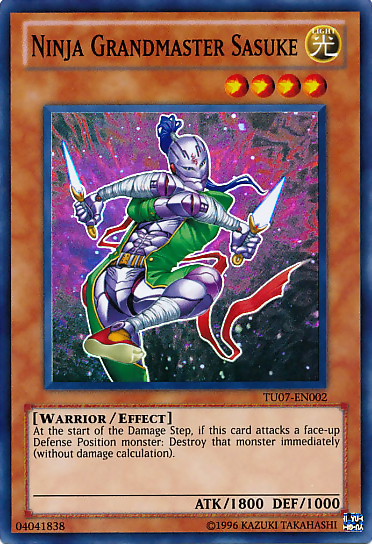 Ninja Grandmaster Sasuke [TU07-EN002] Super Rare 