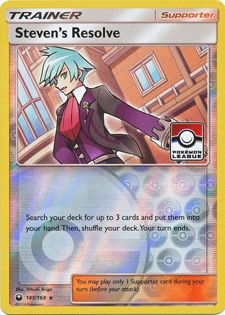 Steven's Resolve (145/168) (League Promo) [Sun &amp; Moon: Celestial Storm] 