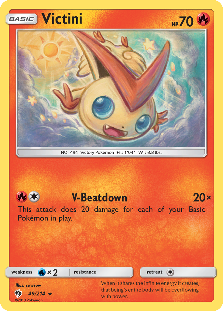 Victini (49/214) [Sun &amp; Moon: Lost Thunder] 