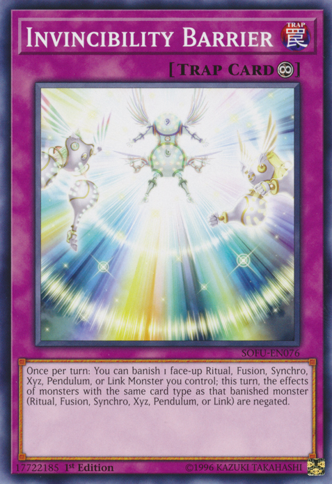 Invincibility Barrier [SOFU-EN076] Common 