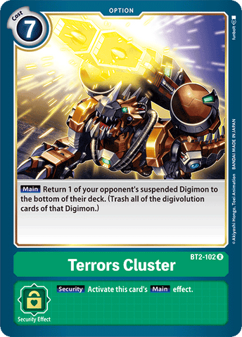 Terrors Cluster [BT2-102] [Release Special Booster Ver.1.0] 