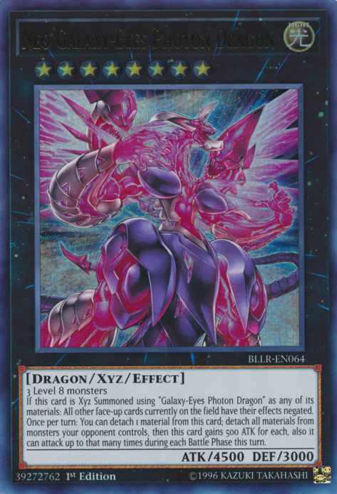Neo Galaxy-Eyes Photon Dragon [BLLR-EN064] Ultra Rare 