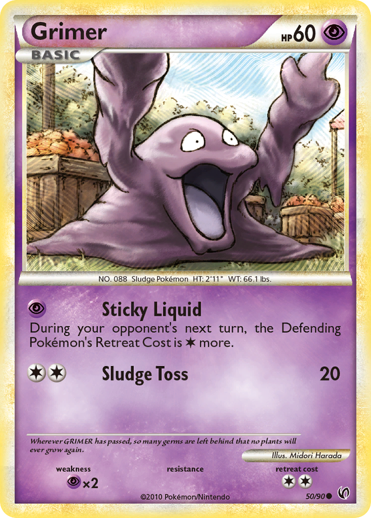 Grimer (50/90) [HeartGold &amp; SoulSilver: Undaunted] 