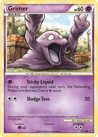 Grimer (50/90) [HeartGold &amp; SoulSilver: Undaunted] 
