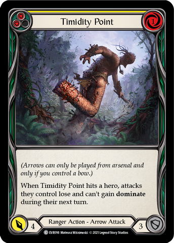 Timidity Point (Yellow) [EVR098] (Everfest) 1st Edition Rainbow Foil 