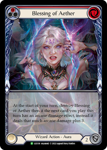 Blessing of Aether (Red) [LGS116] (Promo) Rainbow Foil 