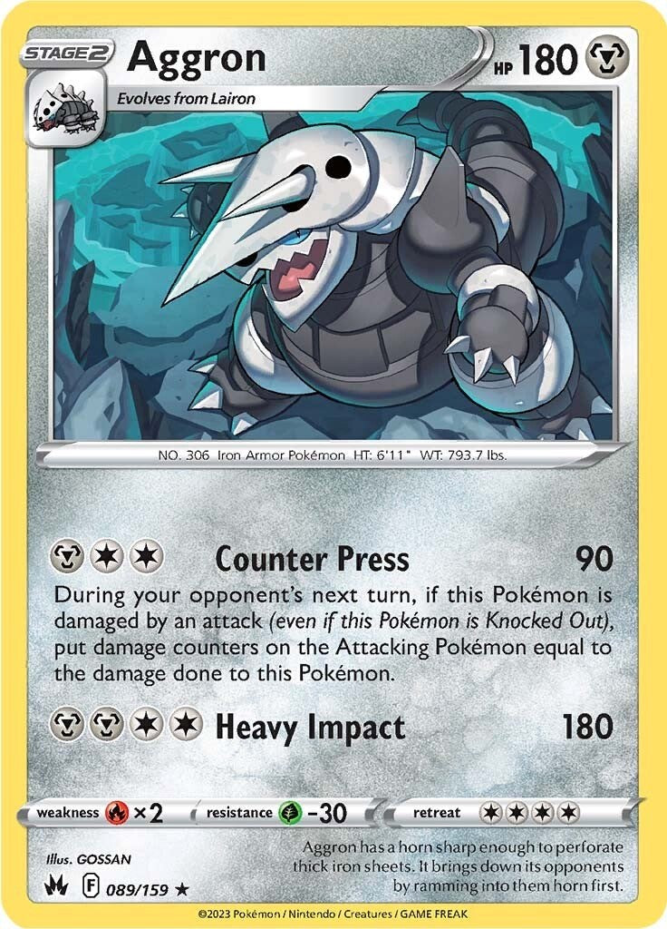 Aggron (089/159) [Sword &amp; Shield: Crown Zenith]