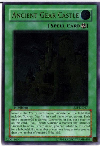 Ancient Gear Castle (UTR) [SOI-EN047] Ultimate Rare 
