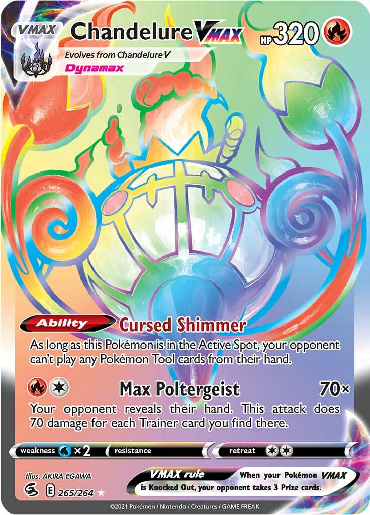 Chandelure VMAX (265/264) [Sword &amp; Shield: Fusion Strike] 