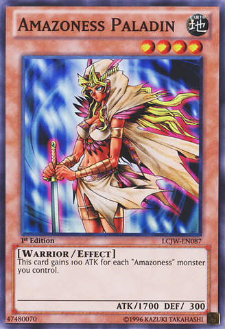 Amazoness Paladin [LCJW-EN087] Super Rare 