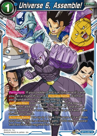 Universe 6, Assemble! (BT15-057) [Saiyan Showdown] 