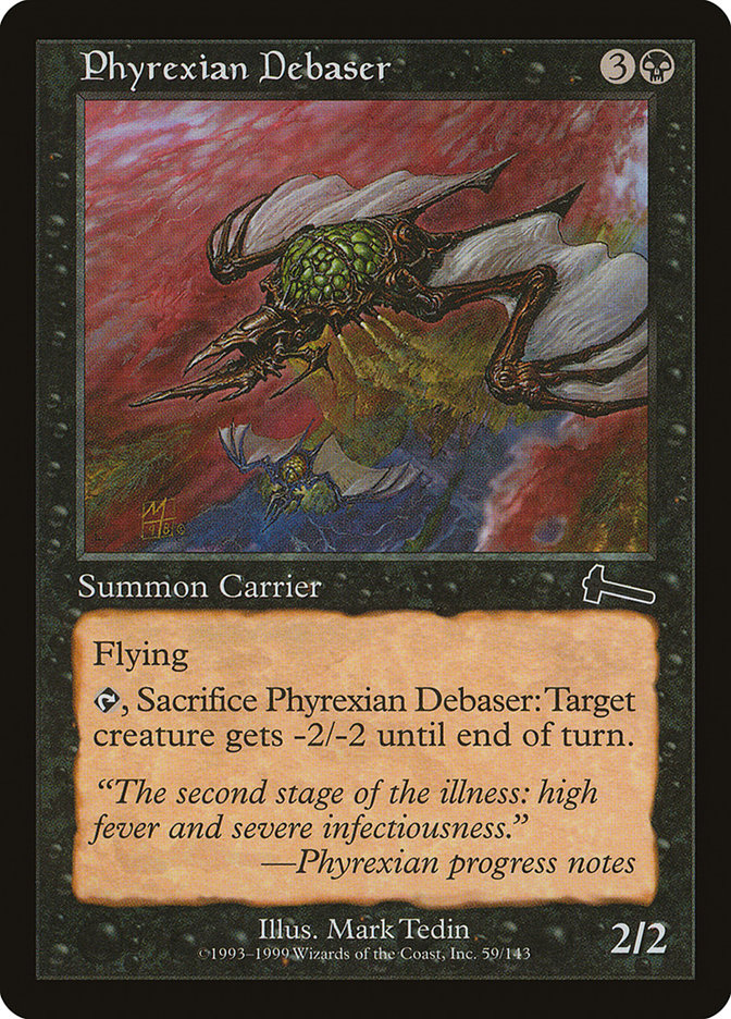 Phyrexian Debaser [Urza's Legacy] 