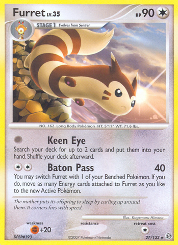 Furret (27/132) [Diamond &amp; Pearl: Secret Wonders] 