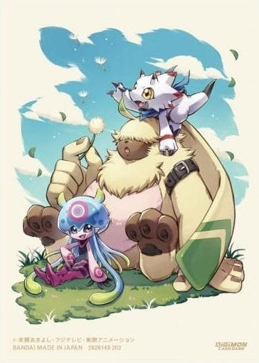 Digimon TCG: Official Card Sleeves (Gammamon, Angoramon &amp; Jellymon 