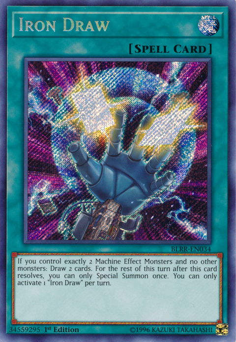 Iron Draw [BLRR-EN034] Secret Rare 