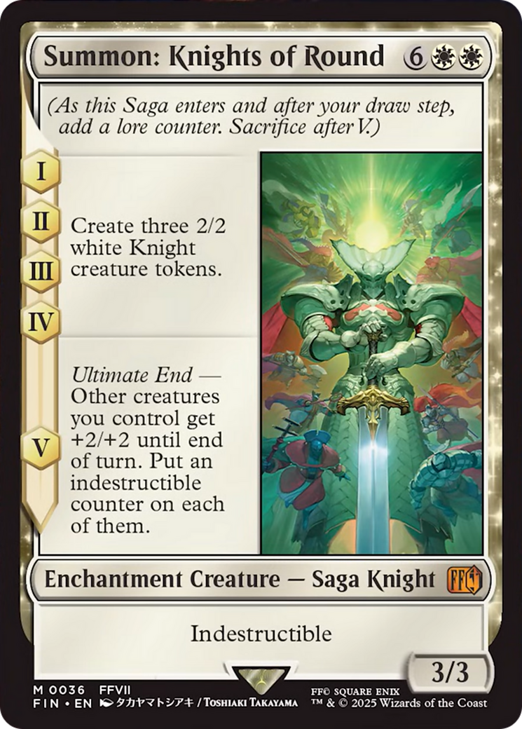 Summon: Knights of Round [FINAL FANTASY] 