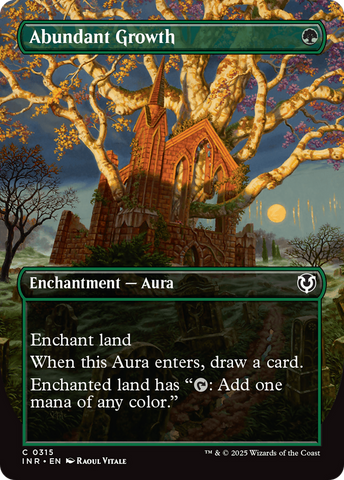 Abundant Growth (Borderless) [Innistrad Remastered] 
