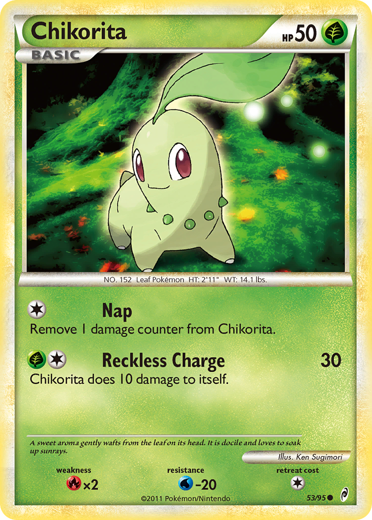Chikorita (53/95) [HeartGold &amp; SoulSilver: Call of Legends] 
