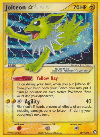Jolteon Star (101/108) [EX: Power Keepers] 