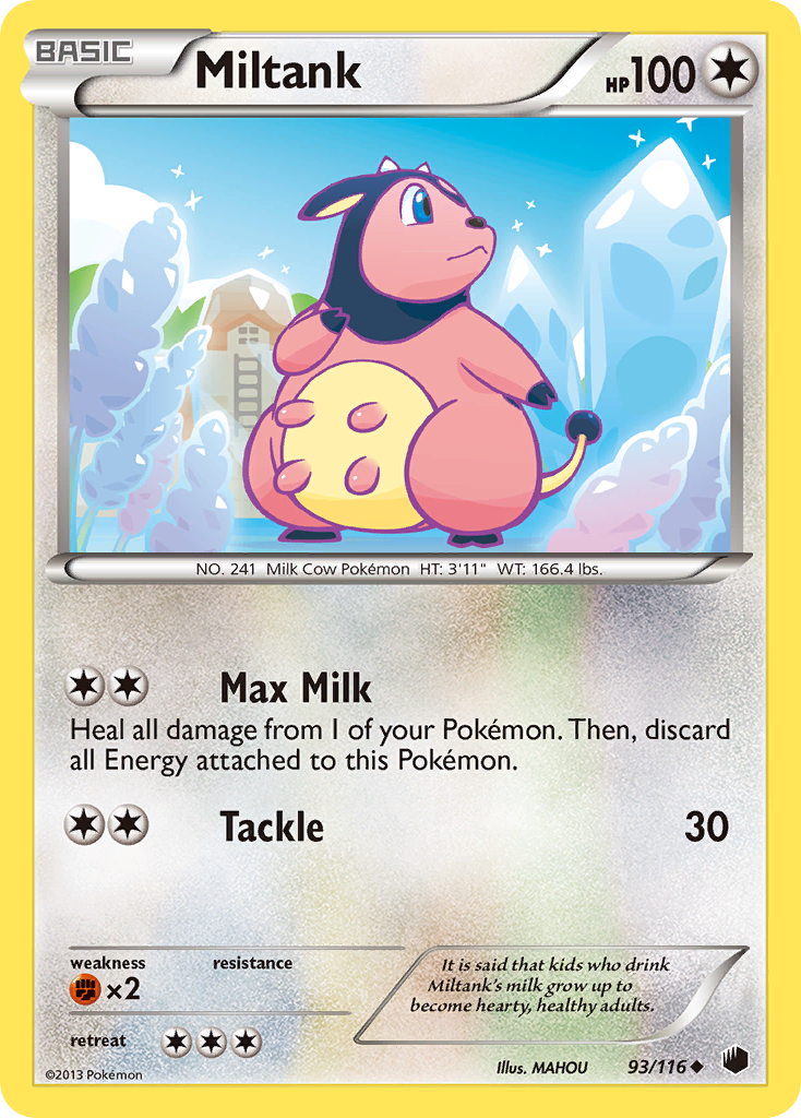 Miltank (93/116) [Black &amp; White: Plasma Freeze] 