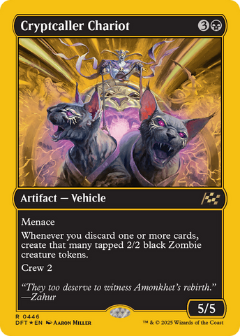 Cryptcaller Chariot (First-Place Foil) [Aetherdrift] 