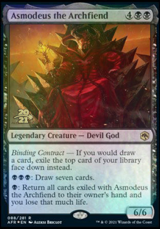 Asmodeus the Archfiend [Dungeons &amp; Dragons: Adventures in the Forgotten Realms Prerelease Promos] 