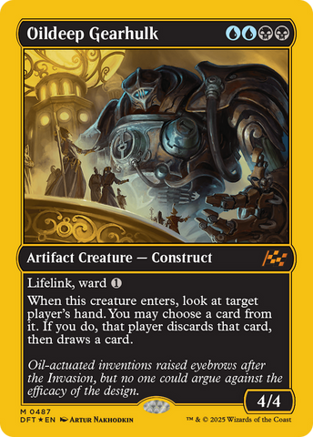 Oildeep Gearhulk (First-Place Foil) [Aetherdrift] 