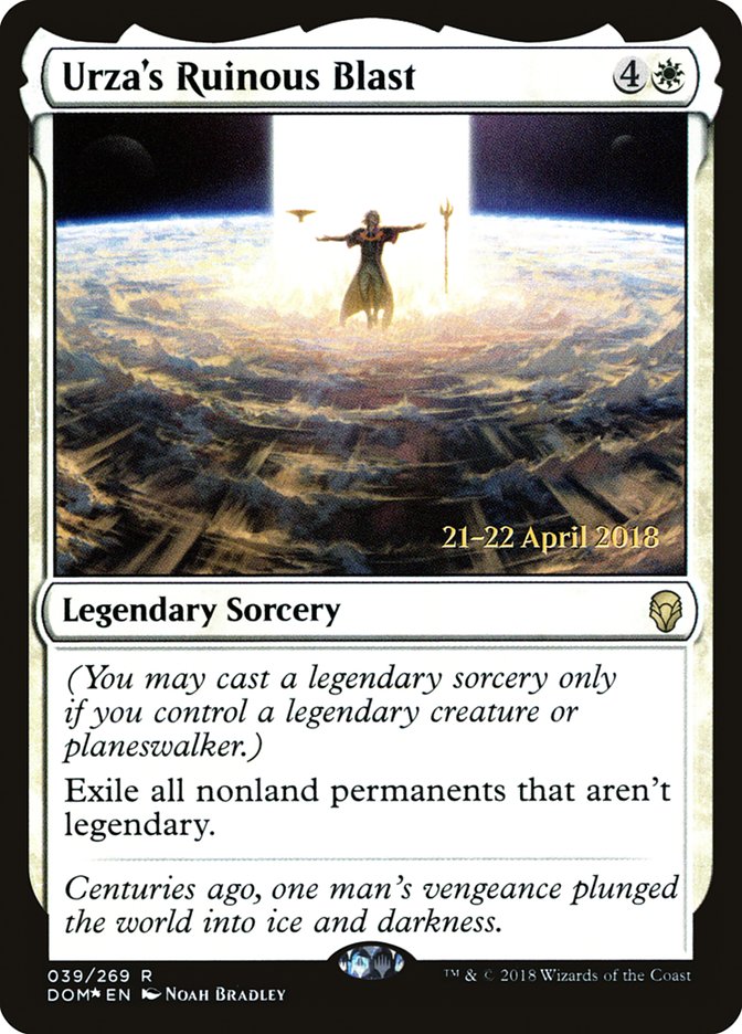 Urza's Ruinous Blast [Dominaria Prerelease Promos] 