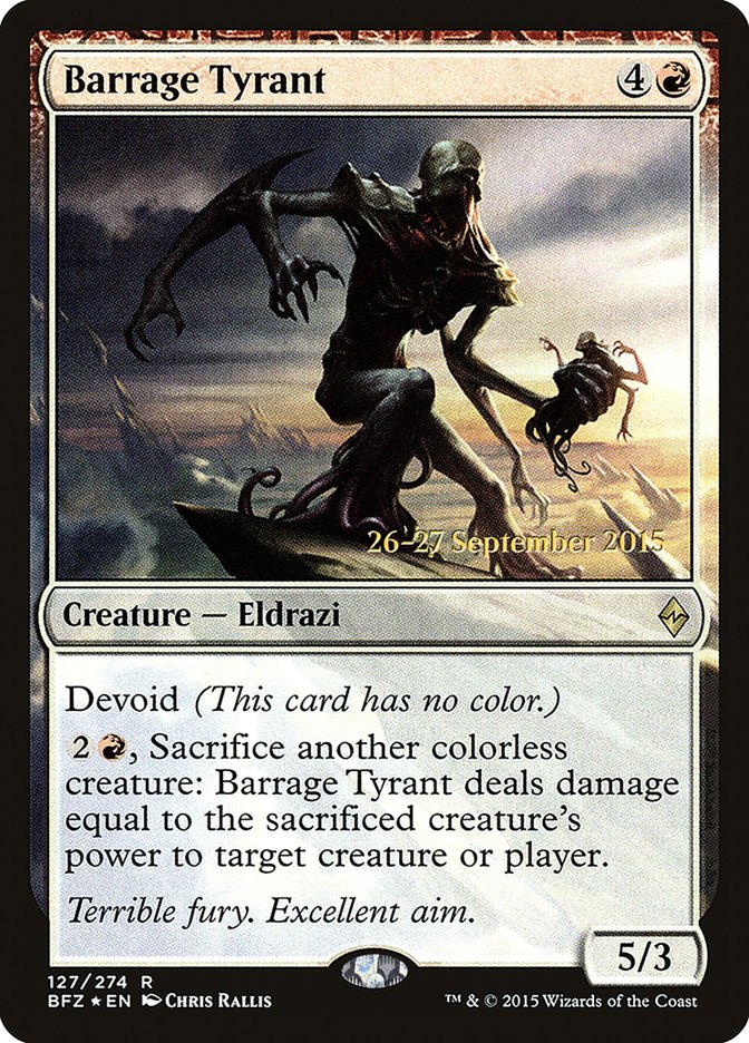 Tyrant Dam [Battle for Zendikar Prerelease Promos] 