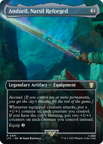 Anduril, Narsil Reforged (Borderless) [The Lord of the Rings: Tales of Middle-Earth Commander] 