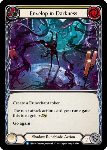 Envelop in Darkness (Yellow) [DTD150] (Dusk Till Dawn) Rainbow Foil 