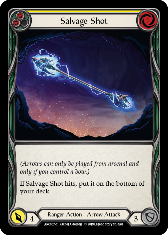 Salvage Shot (Yellow) [ARC067-C] (Arcane Rising) 1st Edition Rainbow Foil 