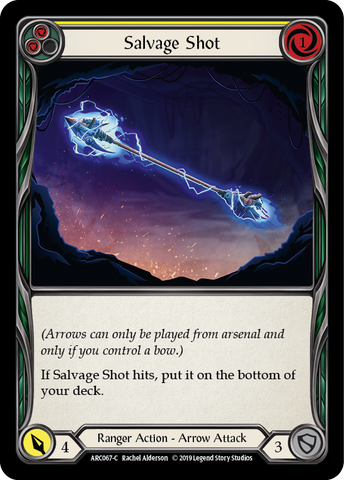 Salvage Shot (Yellow) [ARC067-C] (Arcane Rising) 1st Edition Rainbow Foil 